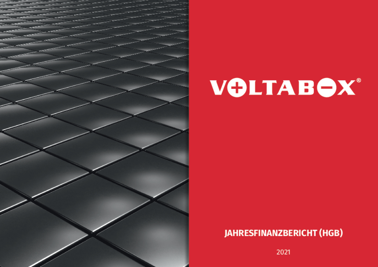 Jahresabschluss der Voltabox AG für das Geschäftsjahr 2021                                