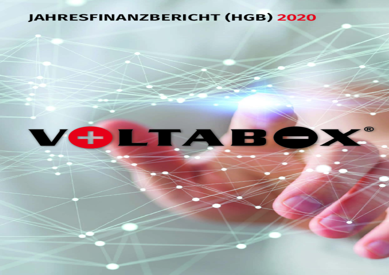 Jahresabschluss der Voltabox AG für das Geschäftsjahr 2020